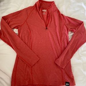 REI Top | Quarter Zip Tech Shirt Long Sleeve Base Layer